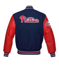Philadelphia Phillies Red and Blue Varsity Jacket