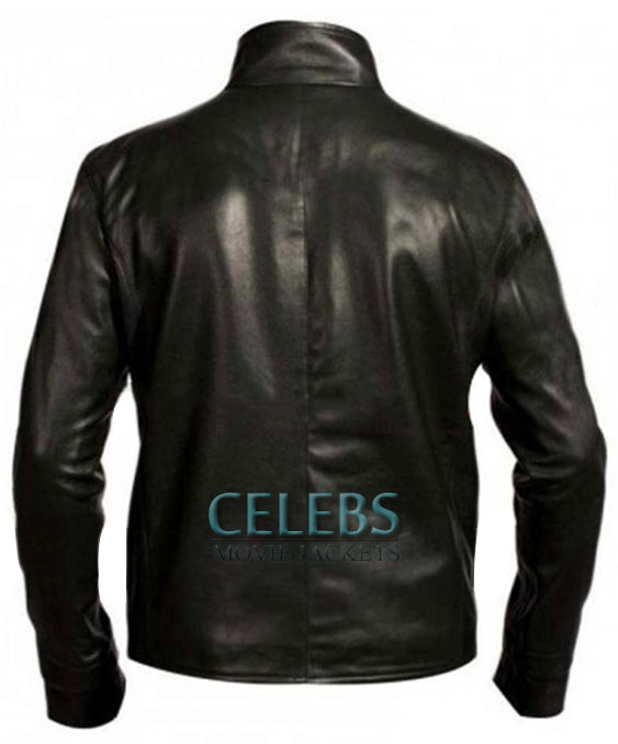 Punisher Skull Black Biker Jacket