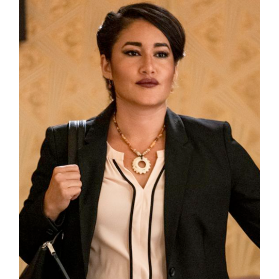 Yellowstone Angela Blue Thunder Coat