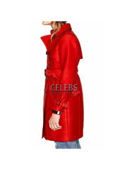 Riverdale Polly Cooper Double Breasted Red Trench Coat