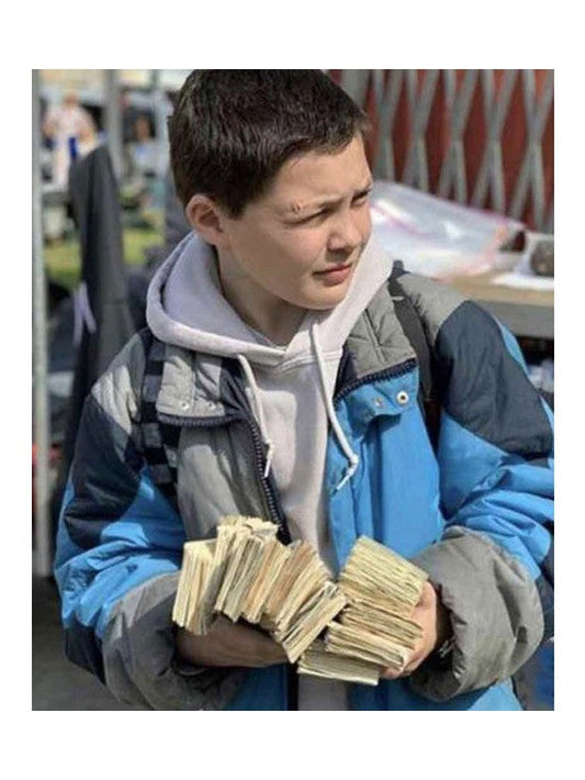 Samaritan Javon Walton Blue And Grey Jacket