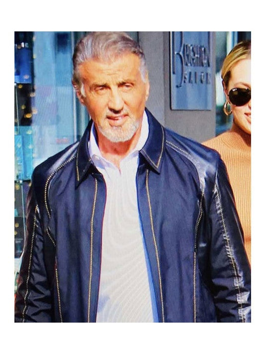 Sylvester Stallone SamarItan Blue Jacket