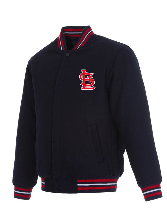 St. Louis Cardinals Varsity Navy Blue Wool Jacket