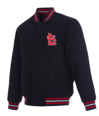 St. Louis Cardinals Varsity Navy Blue Wool Jacket