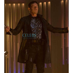 Star Trek Discovery Jason Isaac Leather Trench Coat