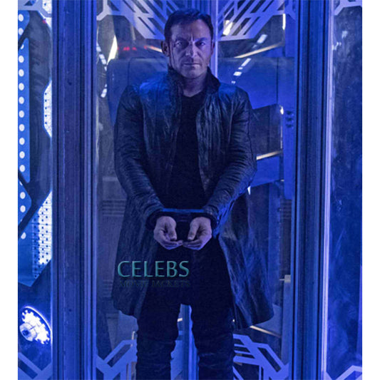 Star Trek Discovery Jason Isaac Leather Trench Coat