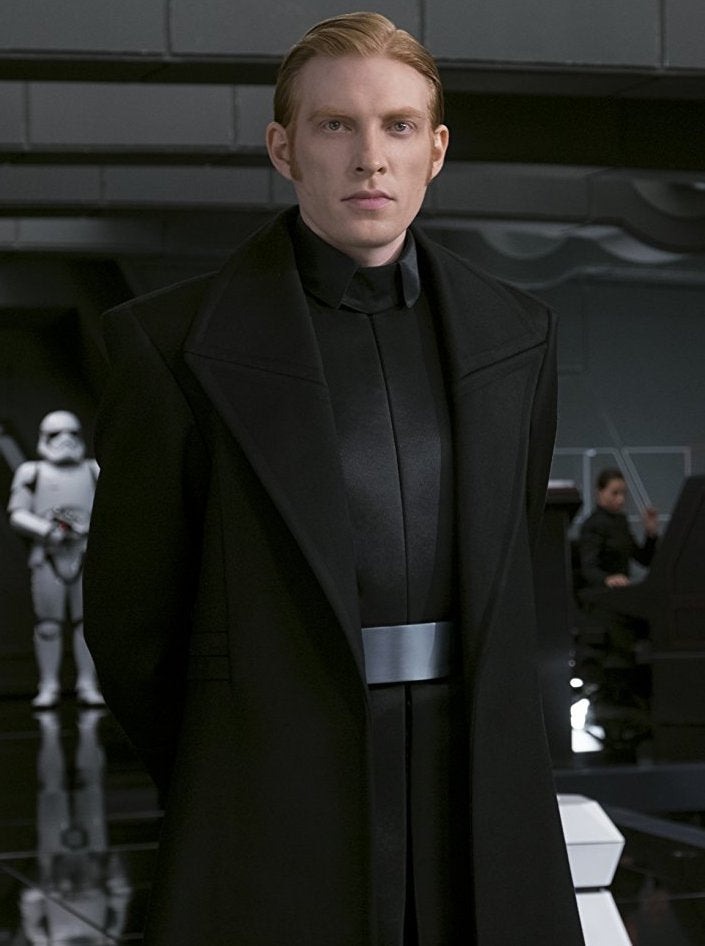 Domhnall Gleeson Star Wars The Last Jedi Coat