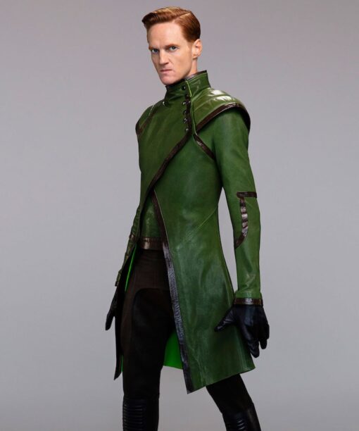 Stargirl Henry King Brainwave Green Leather Coat