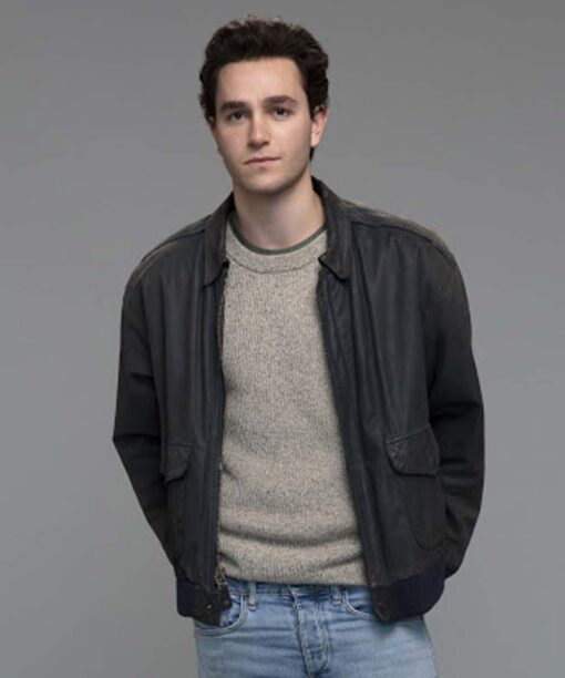 Stargirl S02 Rick Tyler Black Leather Jacket