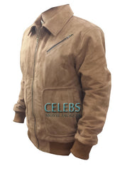 Amazing Tan Leather Jacket