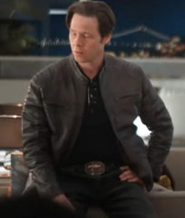 The Afterparty Ike Barinholtz Leather Jacket