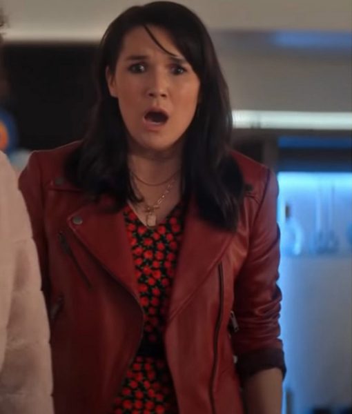 The Afterparty Zoe Chao Leather Jacket