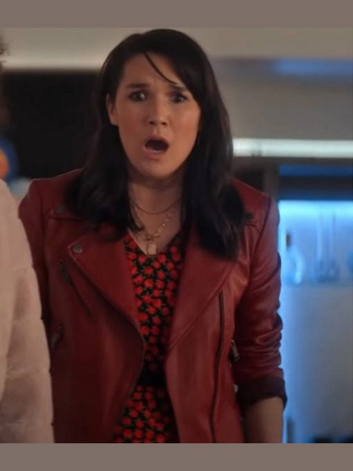 The Afterparty Zoe Chao Leather Jacket
