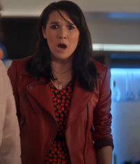 The Afterparty Zoe Chao Leather Jacket