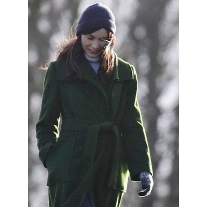 The Eternals Gemma Chan Long Coat
