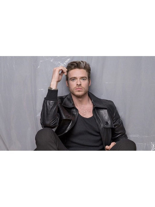 The Eternals Ikaris Black Leather Jacket