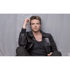 The Eternals Ikaris Black Leather Jacket