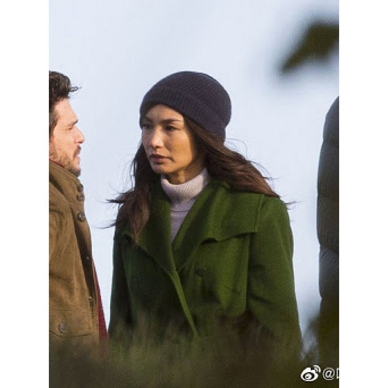 The Eternals Gemma Chan Long Coat