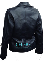Tomb Raider Alicia Vikander Black Leather Jacket