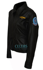 Top Gun Kelly McGillis (Charlie) Leather Jacket