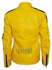 Kill Bill Uma Thurman Yellow Motorcycle Jacket