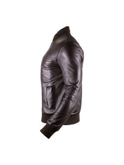 Bomber Leather Jacket Mens