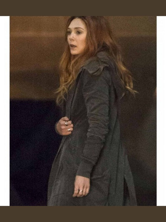 Avengers Infinity War Elizabeth Olsen Cotton Coat