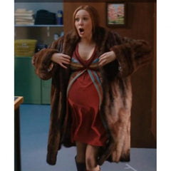 Wanda Maximoff WandaVision Shearling Coat