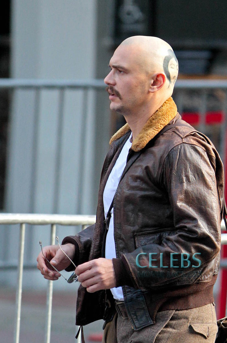 Zeroville James Franco Brown Leather Jacket